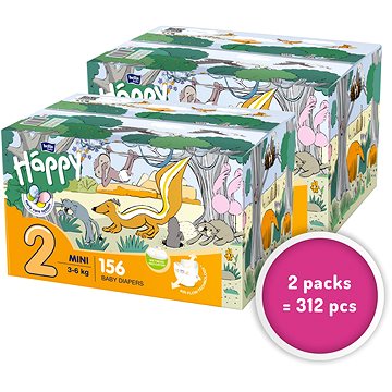 BELLA Baby Happy Mini Box vel. 2 (2× 156 ks) (PLN177s2)