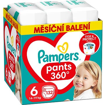 PAMPERS Pants vel. 6 (132 ks) – měsíční zásoba (8006540068632)