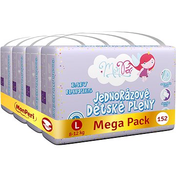 MonPeri Klasik Mega Pack vel. L (152 ks) (8594169733241)