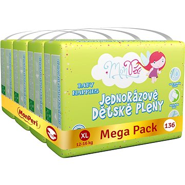 MonPeri Klasik Mega Pack vel. XL (136 ks) (8594169733258)