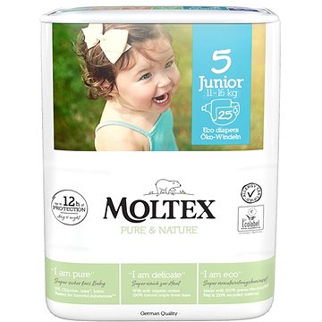 MOLTEX Pure & Nature Junior vel. 5 (25 ks) (4018639010075)