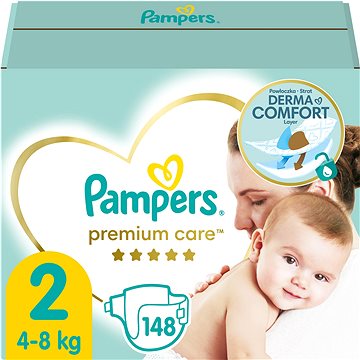 PAMPERS Premium Care, vel. 2 (148 ks) (4015400770275)