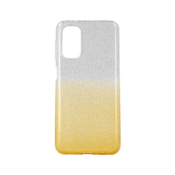 TopQ Kryt Samsung A13 5G glitter stříbrno-oranžový 68708 (Sun-68708)
