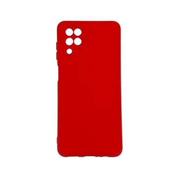 TopQ Kryt Basic Samsung A12 silikon červený 68844 (Sun-68844)