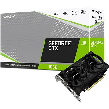PNY GeForce GTX 1650 Dual Fan (VCG16504D6DFPPB)