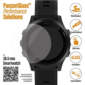PanzerGlass SmartWatch pro různé typy hodinek (38.5mm) čiré (3616)