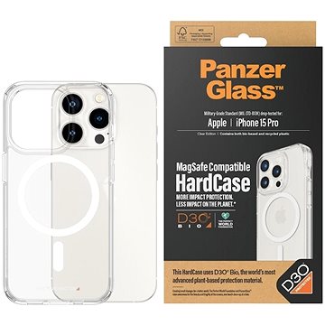 PanzerGlass HardCase MagSafe Apple iPhone 15 Pro s ochranou vrstvou D3O