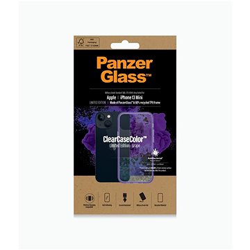 PanzerGlass ClearCaseColor Apple iPhone 13 mini (fialový - Grape) (0327)
