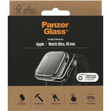 PanzerGlass Full Protection Apple Watch Ultra 49mm (čirý rámeček) (3677)