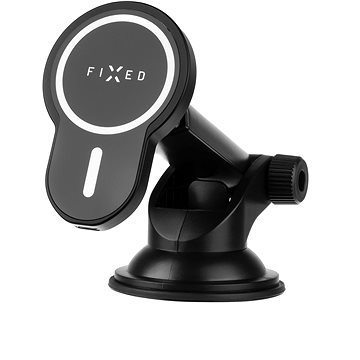 FIXED MagClick XL s podporou uchycení MagSafe na sklo nebo palubní desku 15W černý (FIXMCLI-XL-BK)