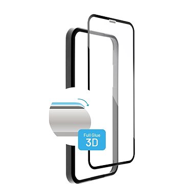 FIXED 3D FullGlue-Cover s aplikátorem pro Apple iPhone 12 Pro Max černé (FIXG3DA-560-BK)