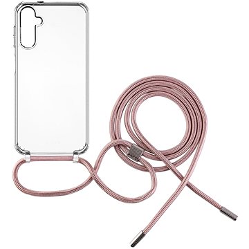 FIXED Pure Neck s růžovou šňůrkou na krk pro Samsung Galaxy A14/A14 5G (FIXPUN-1072-PI)