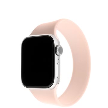 FIXED Elastic Silicone Strap pro Apple Watch 42/44/45/Ultra 49mm velikost XS růžový (FIXESST-434-XS-PI)