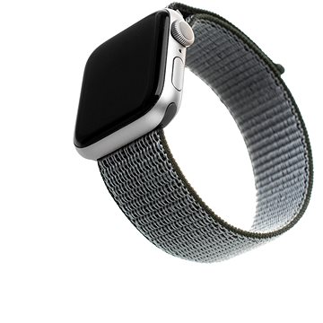 FIXED Nylon Strap pro Apple Watch 38/40/41mm olivový (FIXNST-436-OL)