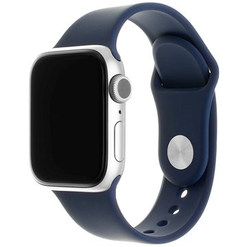 FIXED Silicone Strap SET pro Apple Watch 42/44/45/Ultra 49mm modrý (FIXSST-434-BL)