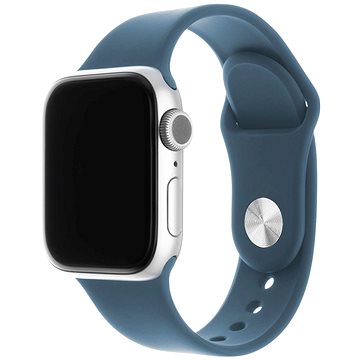 FIXED Silicone Strap SET pro Apple Watch 42/44/45/Ultra 49mm zelenomodrý (FIXSST-434-GREBL)