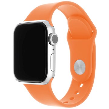 FIXED Silicone Strap SET pro Apple Watch 42/44/45/Ultra 49mm oranžový (FIXSST-434-OR)