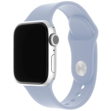 FIXED Silicone Strap SET pro Apple Watch 38/40/41 mm světle modrý (FIXSST-436-LGBL)