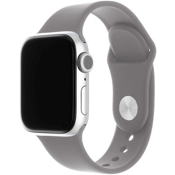 FIXED Silicone Strap SET pro Apple Watch 38/40/41 mm světle šedý (FIXSST-436-LGGR)