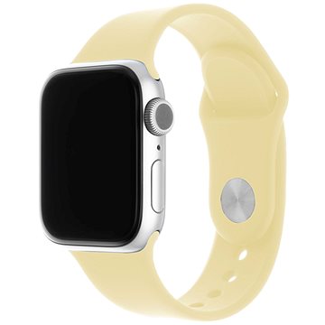 FIXED Silicone Strap SET pro Apple Watch 38/40/41 mm světle žlutý (FIXSST-436-LIYE)
