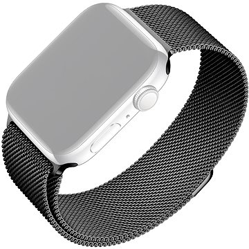 FIXED Mesh Strap pro Apple Watch 42/44/45/Ultra 49mm černý (FIXMEST-434-BK)