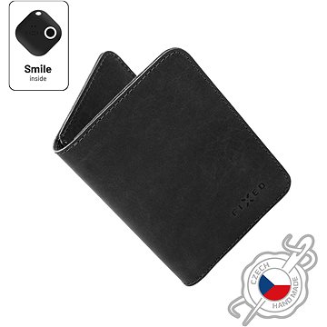 FIXED Smile Wallet XL se smart trackerem FIXED Smile PRO černá (FIXSM-SWXL2-BK)