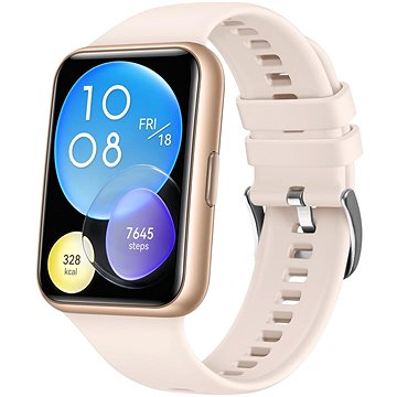 FIXED Silicone Strap pro Huawei Watch FIT2 růžový (FIXSSTB-1055-PI)