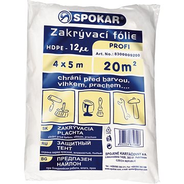 Spokar Fólie zakrývací 4x5m 12MY (965592)