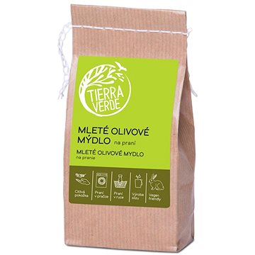 TIERRA VERDE Mleté Olivové mýdlo 200 g (10 praní) (8594165003201)