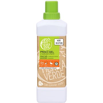 TIERRA VERDE prací gel z mýdlových ořechů s BIO pomerančovou u silicí 1 l (33 praní) (8595691816150)
