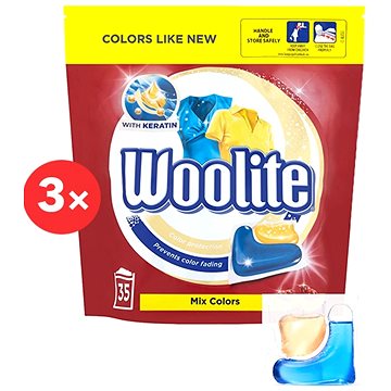 WOOLITE COLOR Keratin XL 2in1 3× 35 ks