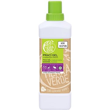 TIERRA VERDE prací gel z mýdlových ořechů s BIO levandulovou silicí 1 l (33 praní) (8595691816099)