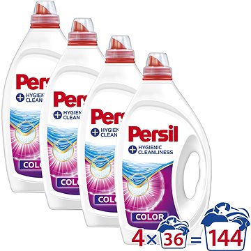 PERSIL Gel Hygienic Cleanliness Color 4 × 1,8 l (144 praní) (9000101384093)