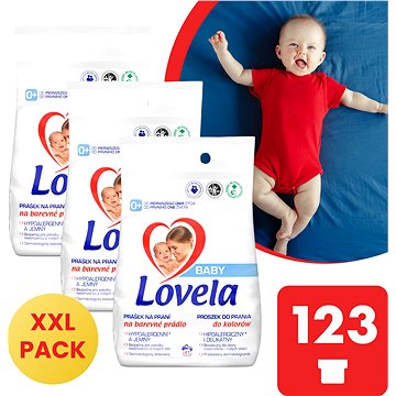 LOVELA Baby na barevné prádlo 3× 4,1 kg (123 praní) (255900627092868)