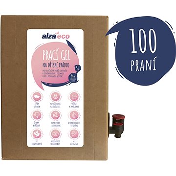 AlzaEco prací gel na dětské prádlo 5 l (100 praní) (8594018045716)