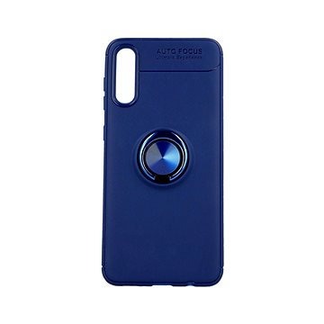 TopQ Samsung A30s silikon modrý s modrým prstenem 45949 (Sun-45949)