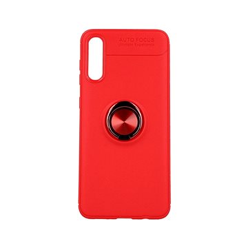 TopQ Samsung A30s silikon červený s červeným prstenem 45947 (Sun-45947)