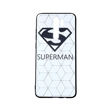 TopQ Xiaomi Redmi Note 8 Pro 3D silikon Bílý Superman 45715 (Sun-45715)