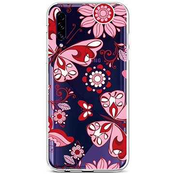 TopQ Samsung A30s silikon Pink Butterfly 45297 (Sun-45297)