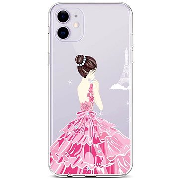 TopQ iPhone 11 silikon Pink Princess 45055 (Sun-45055)