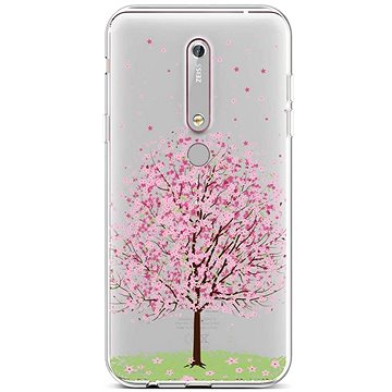 TopQ Nokia 6.1 silikon Blossom Tree 43457 (Sun-43457)