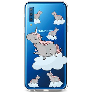 TopQ Samsung A7 silikon Grey Unicorns 42682 (Sun-42682)