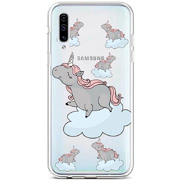 TopQ Samsung A50 silikon Grey Unicorns 42316 (Sun-42316)