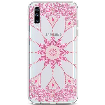 TopQ Samsung A70 silikon Pink Mandala 42015 (Sun-42015)