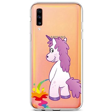 TopQ Samsung A70 silikon Rude Unicorn 42014 (Sun-42014)