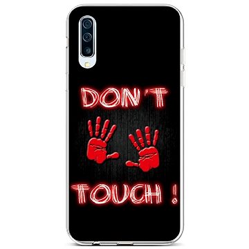 TopQ Samsung A50 silikon Don't Touch Red 41778 (Sun-41778)