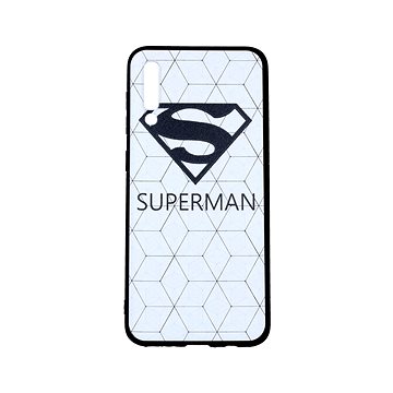 TopQ Samsung A50 3D silikon Bílý Superman 41176 (Sun-41176)