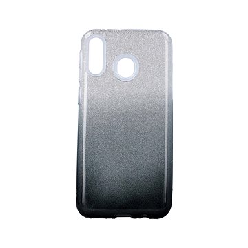 TopQ Samsung M20 glitter stříbrno-černý 40527 (Sun-40527)