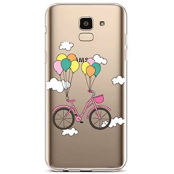 TopQ Samsung J6 silikon Pink Bike 37940 (Sun-37940)