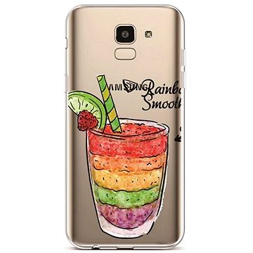 TopQ Samsung J6 silikon Rainbow Smoothie 37926 (Sun-37926)